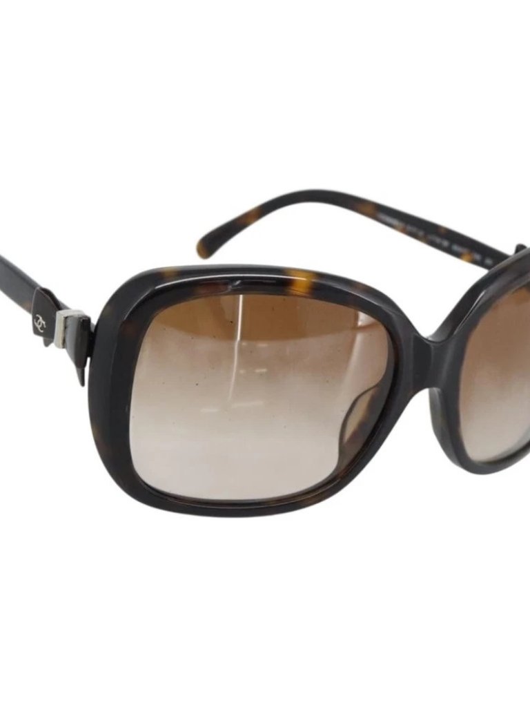 Chanel Tortoise Pattern Sunglasses Plastic Brown Cc Auth 180941